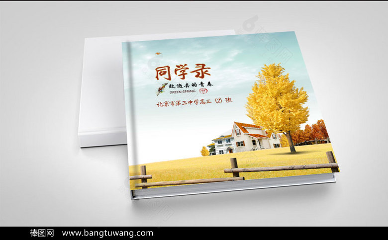 高档精美青春纪念册同学聚会画册设计