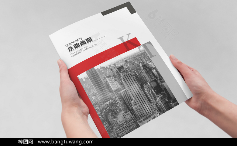 红色经典公司画册设计