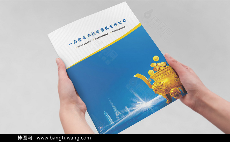 投资管理咨询公司画册